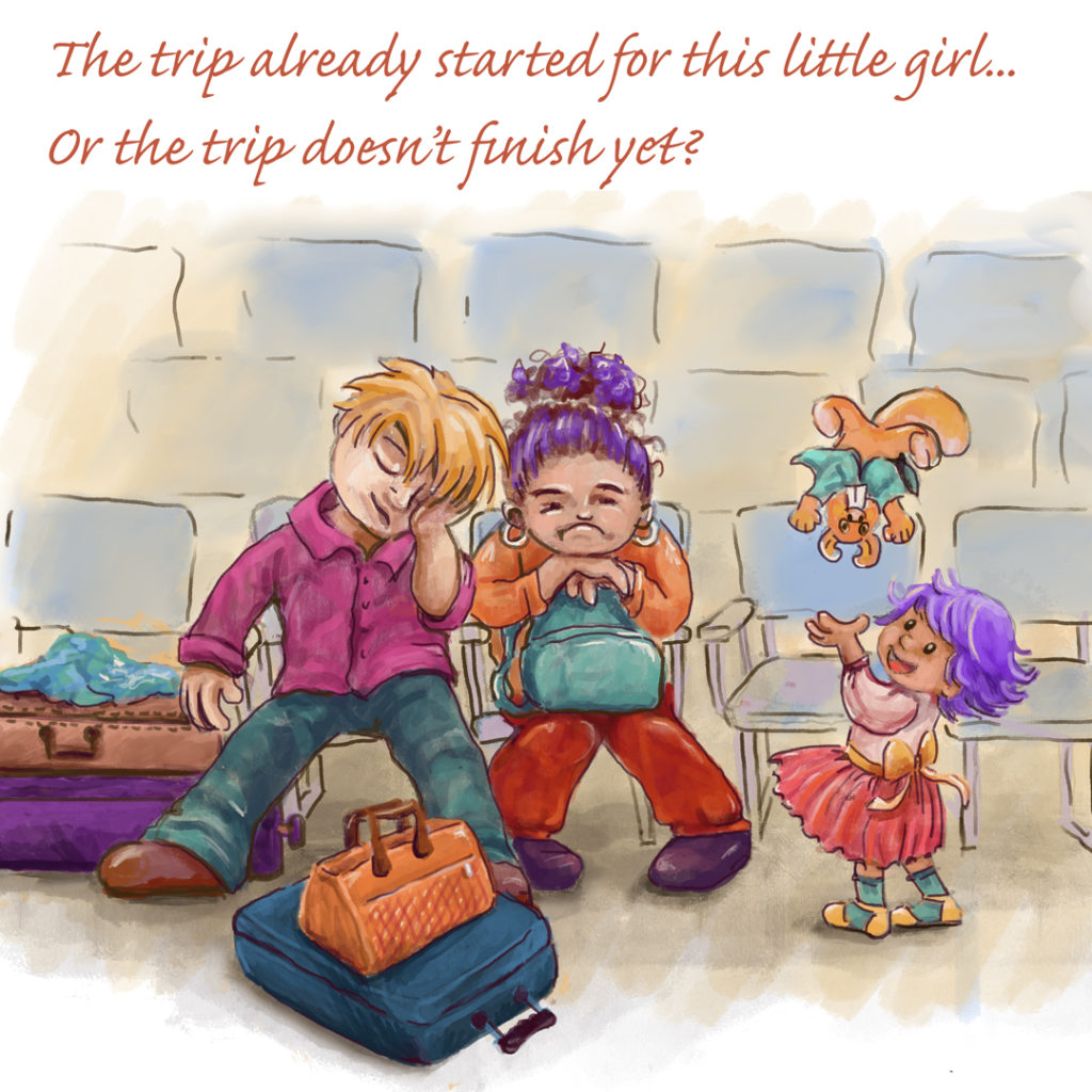 Airport — digital painting
