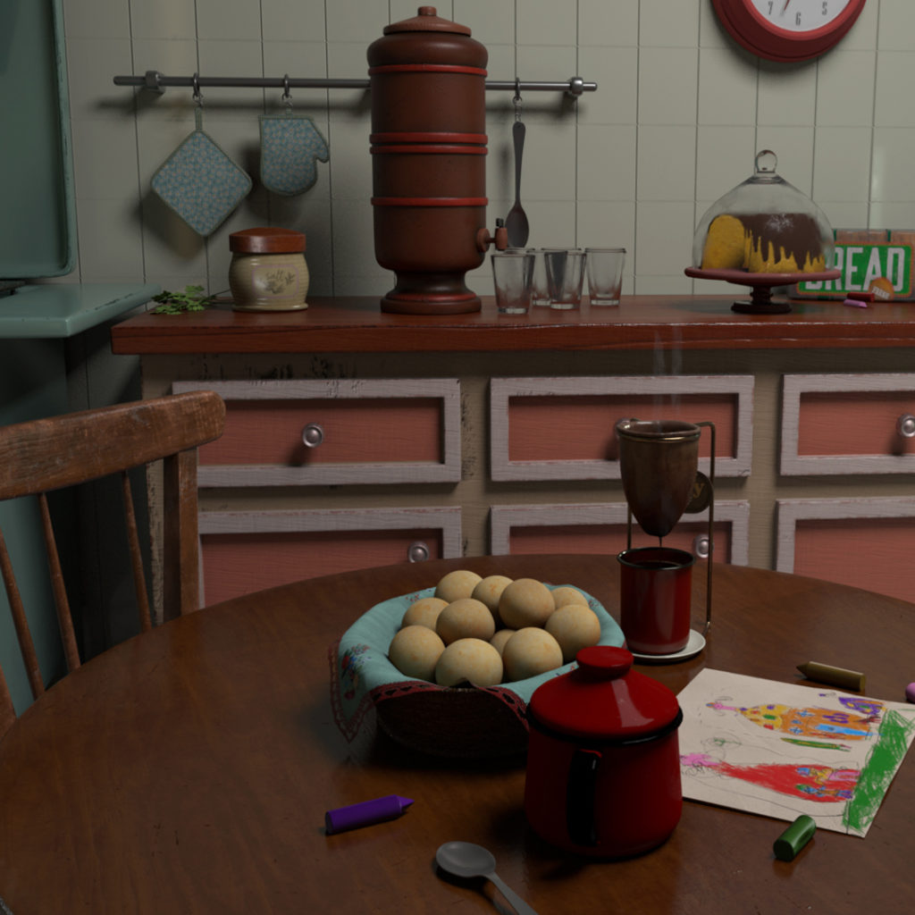 Kitchen 4 — 3D art